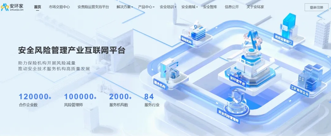 安環(huán)家安全風(fēng)險(xiǎn)管理產(chǎn)業(yè)互聯(lián)網(wǎng)平臺(tái)